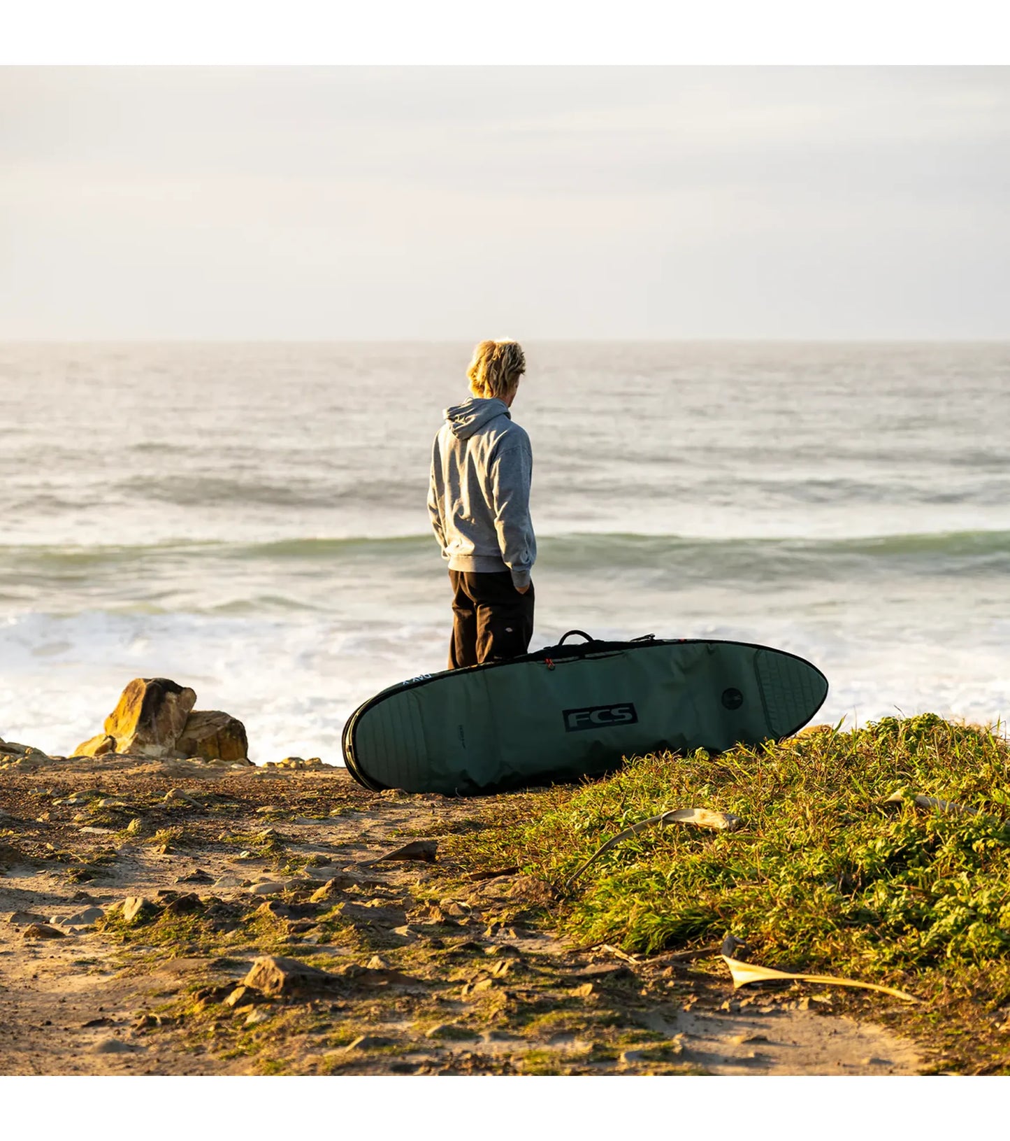 FCS Day-X Mid-Length Board Bag GO-Light