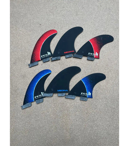 FCS II Gabriel Medina Performance Core Thruster Fins - Fireball