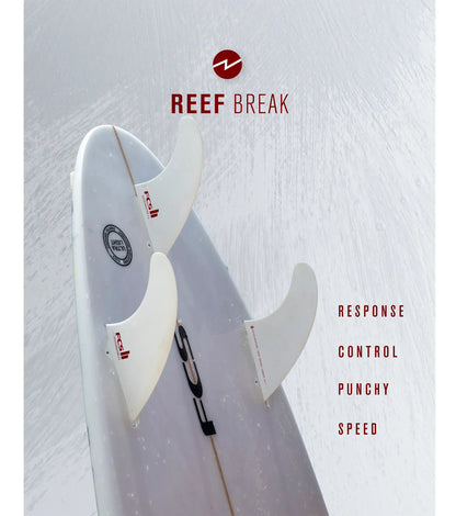 FCS II Accelerator Performance Core Thruster Fins - White Editions - FCS II/Thruster
