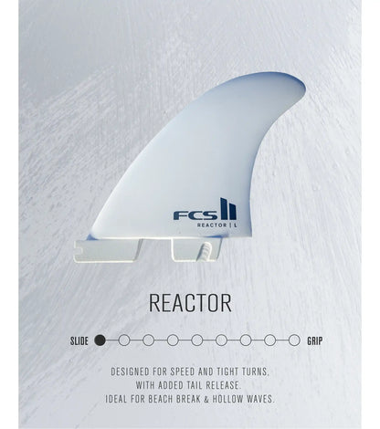 FCS II Reactor Performance Core Thruster Fins - White Edition - FCS II/Thruster