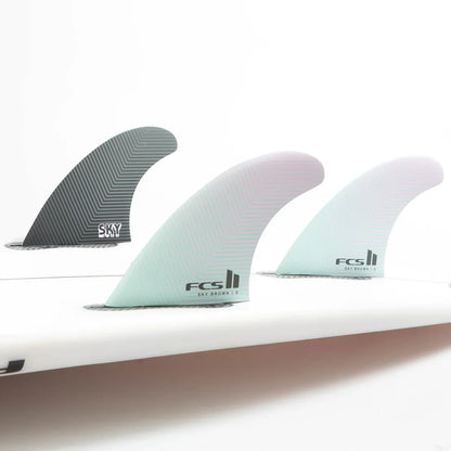 FCS II Sky Brown Performance Core Thruster Fins - FCS II/Thruster