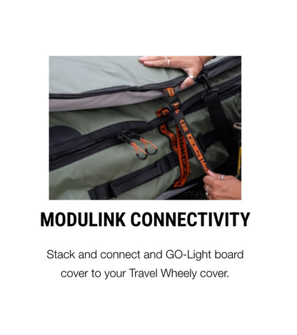 FCS Travel 2 Mid-Length Board Bag GO-Light
