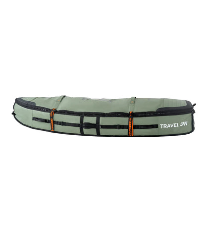 FCS Travel 3 Wheelie Shortboard / Fish Board Bag GO-Light