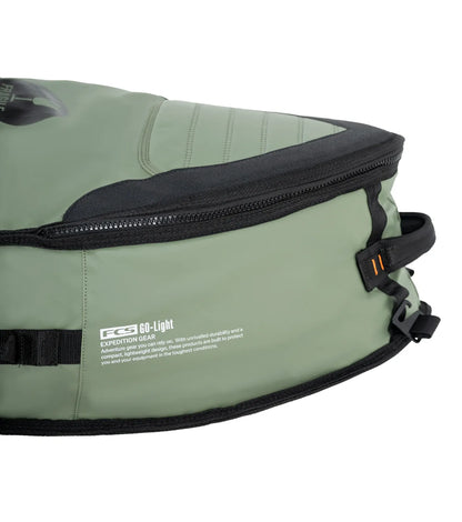 FCS Travel 3 Wheelie Shortboard / Fish Board Bag GO-Light