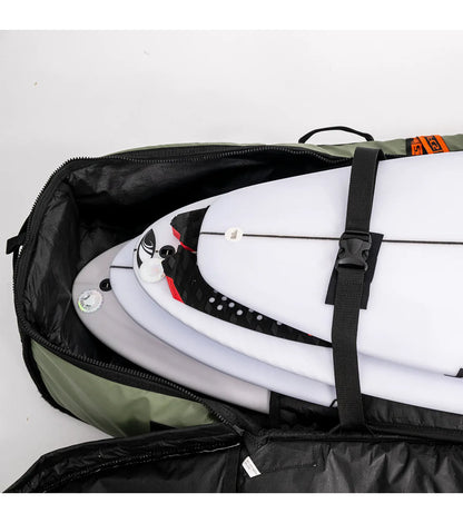 FCS Travel 3 Wheelie Shortboard / Fish Board Bag GO-Light