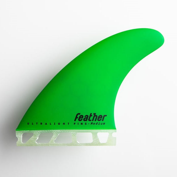 Feather Fins Ultralight Hexa Core Single Tab Medium (65-80Kg) - Futures/Thruster