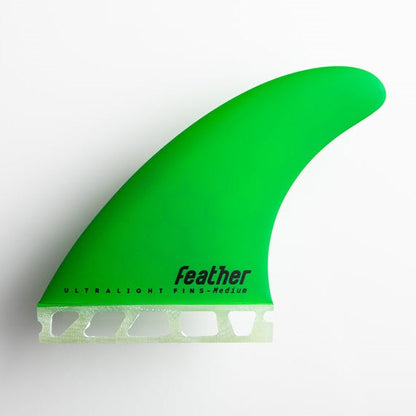 Feather Fins Ultralight Hexa Core Single Tab Medium (65-80Kg) - Futures/Thruster