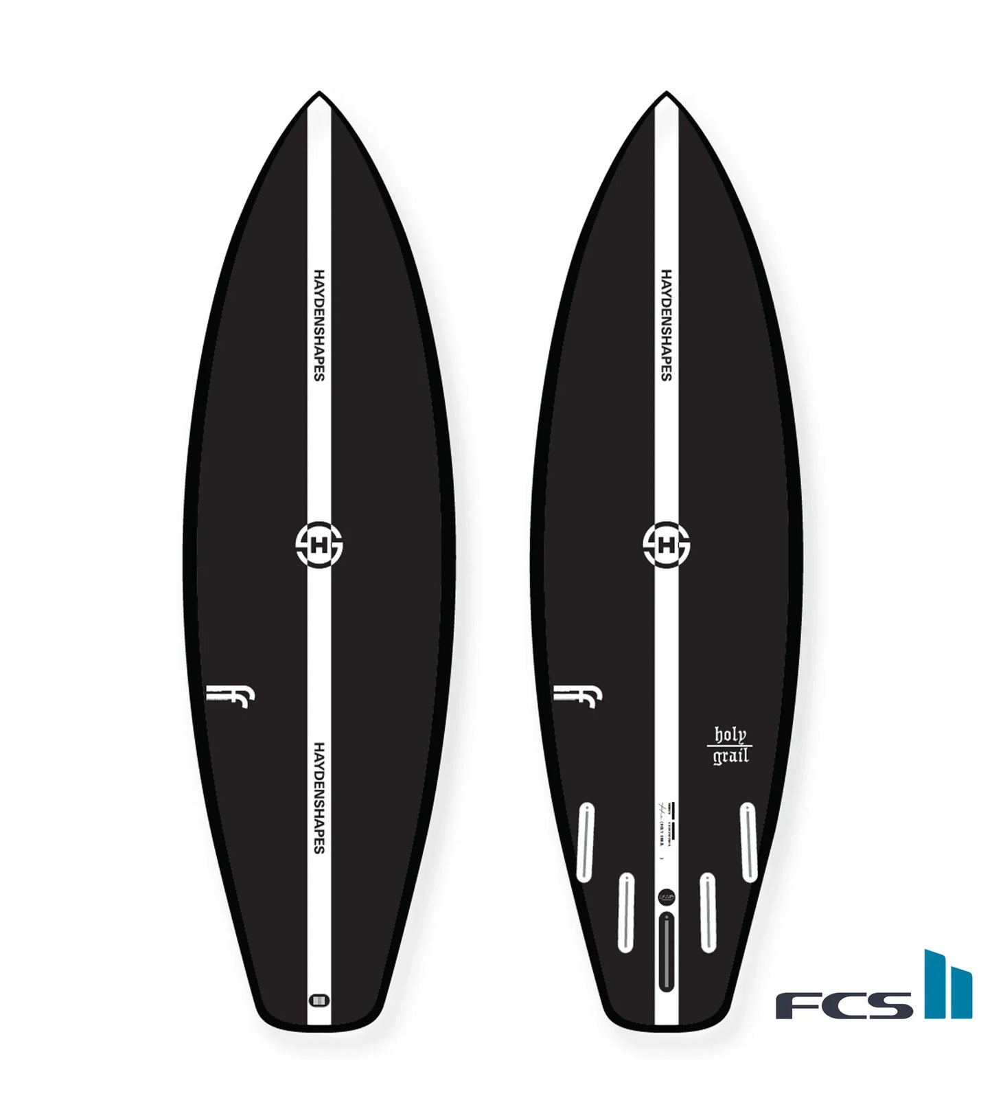 Haydenshapes Holy Grail FF - FCS II - 5 Fin - Short Boards