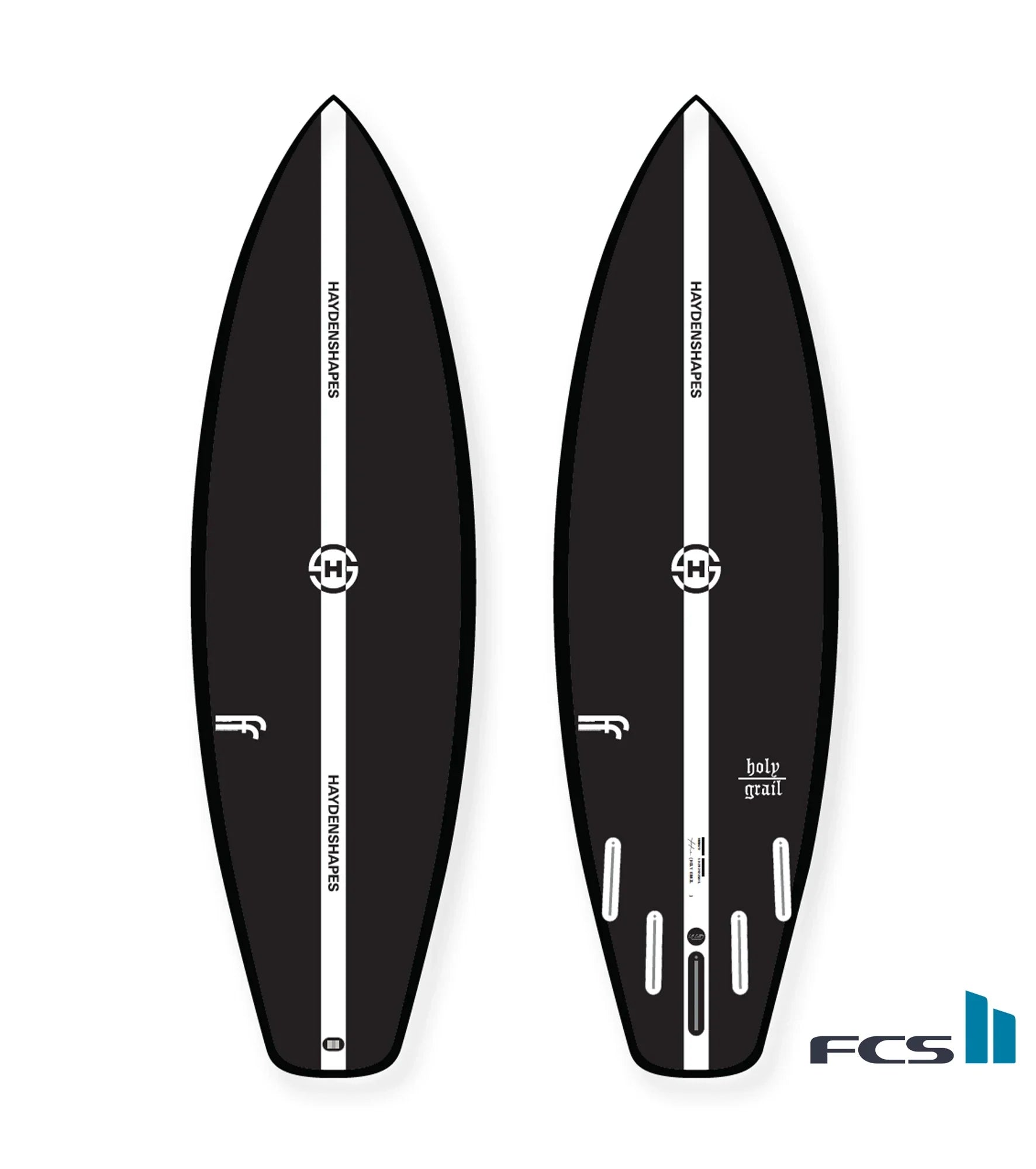 Haydenshapes Holy Grail FF - FCS II - 5 Fin - Short Boards