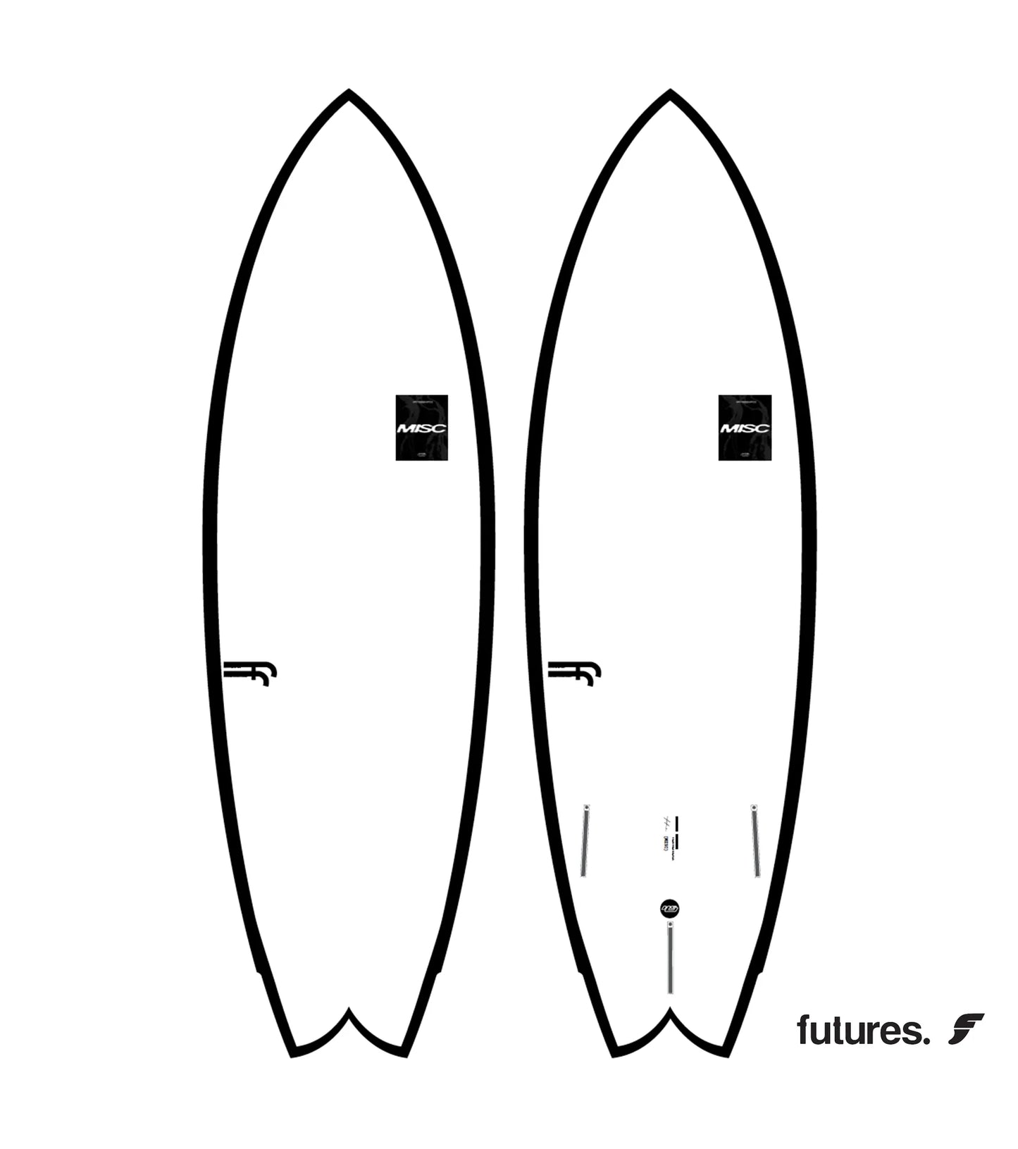 Haydenshapes Misc FF - Futures - 2 + 1 Fin