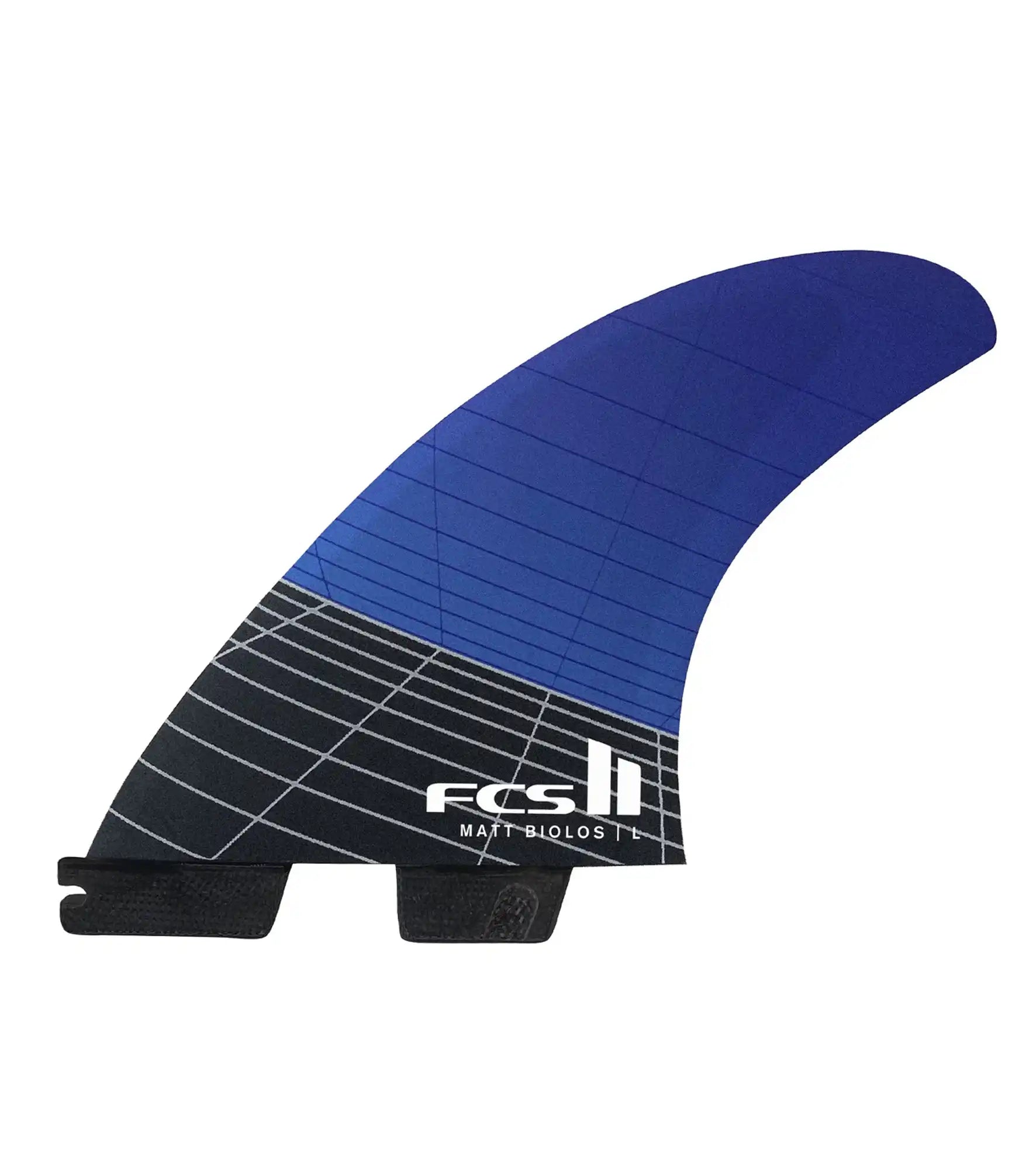 FCS II Matt Biolos Carver PC Carbon Thruster Fins - FCS II/Thruster