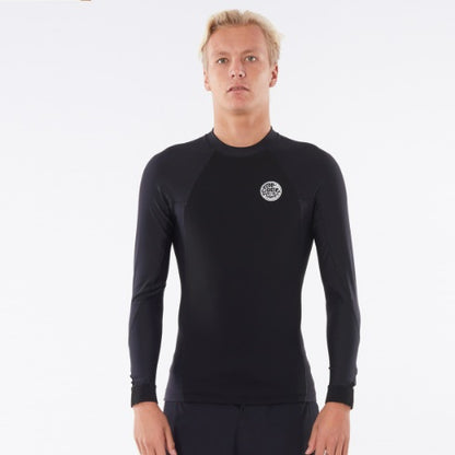 Rip Curl Flashbomb Neo 0.5Mm Poly Long Sleeve Vest Black Wveynm - Thermals