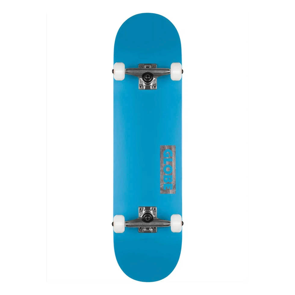 Globe Goodstock 8.375 - Neon BLUE - 10525351 - Complete Skateboard - Skateboards