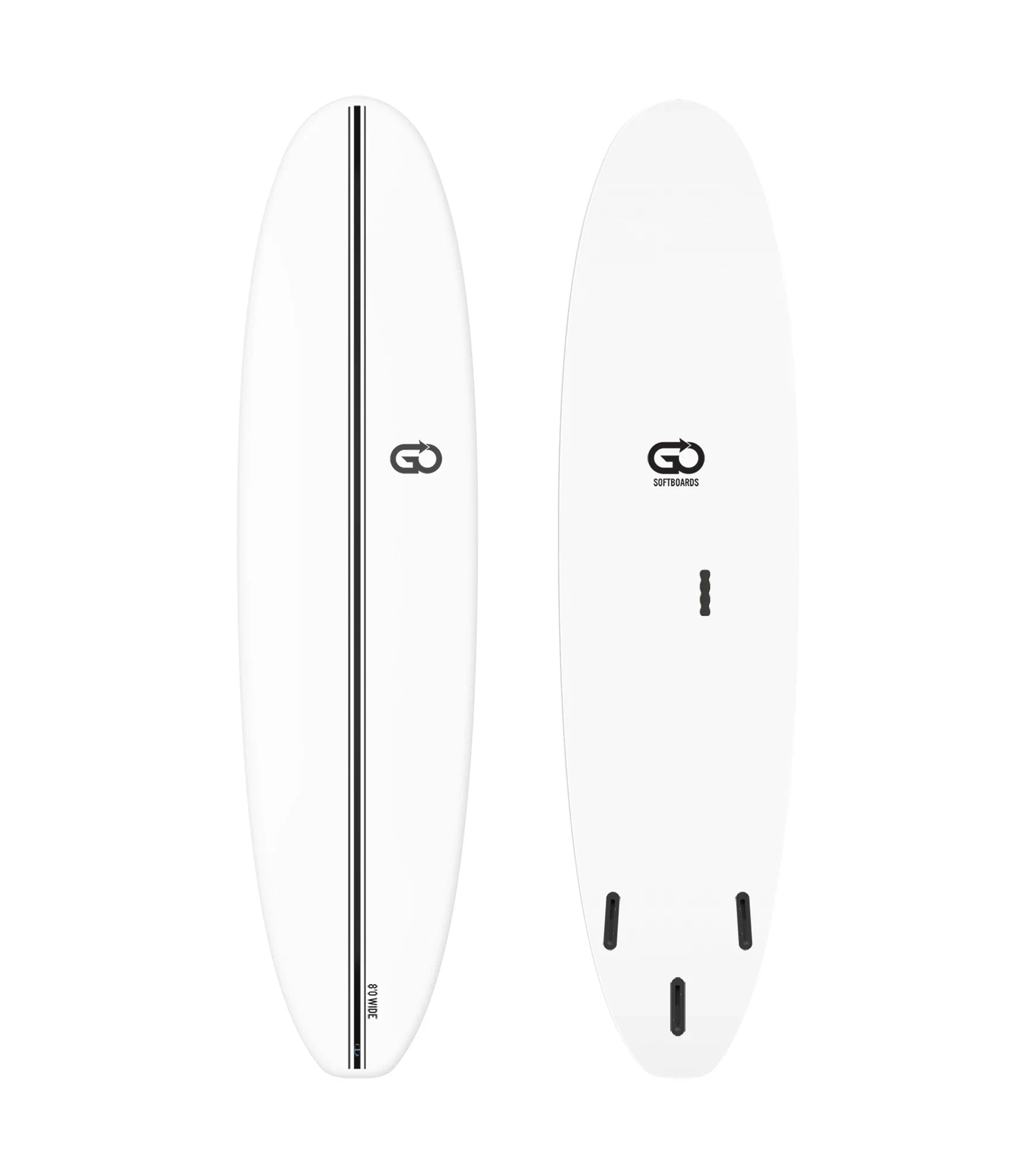 GO Softboards Surf Wide Range - Fiber Tech - 3 Fin - Fun Boards