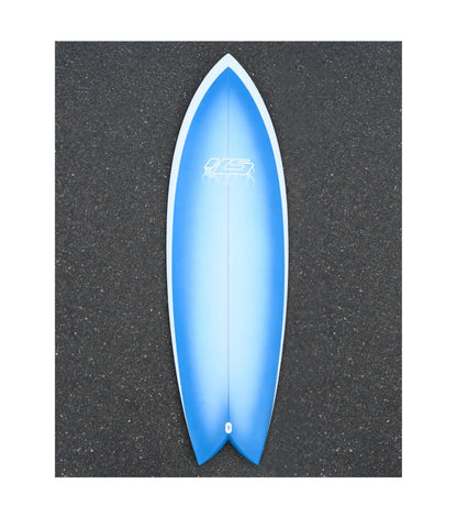 Haydenshapes Hypto Krypto TWIN PU - FCS II - 2 Fin - Blue Fade