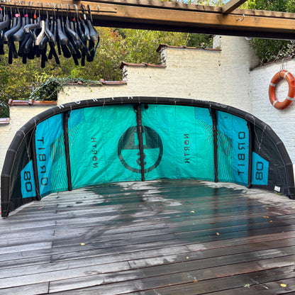 North ORBIT Kite 8m RZ-003 Turquoise USED | 24 - Kites (Ungraded)