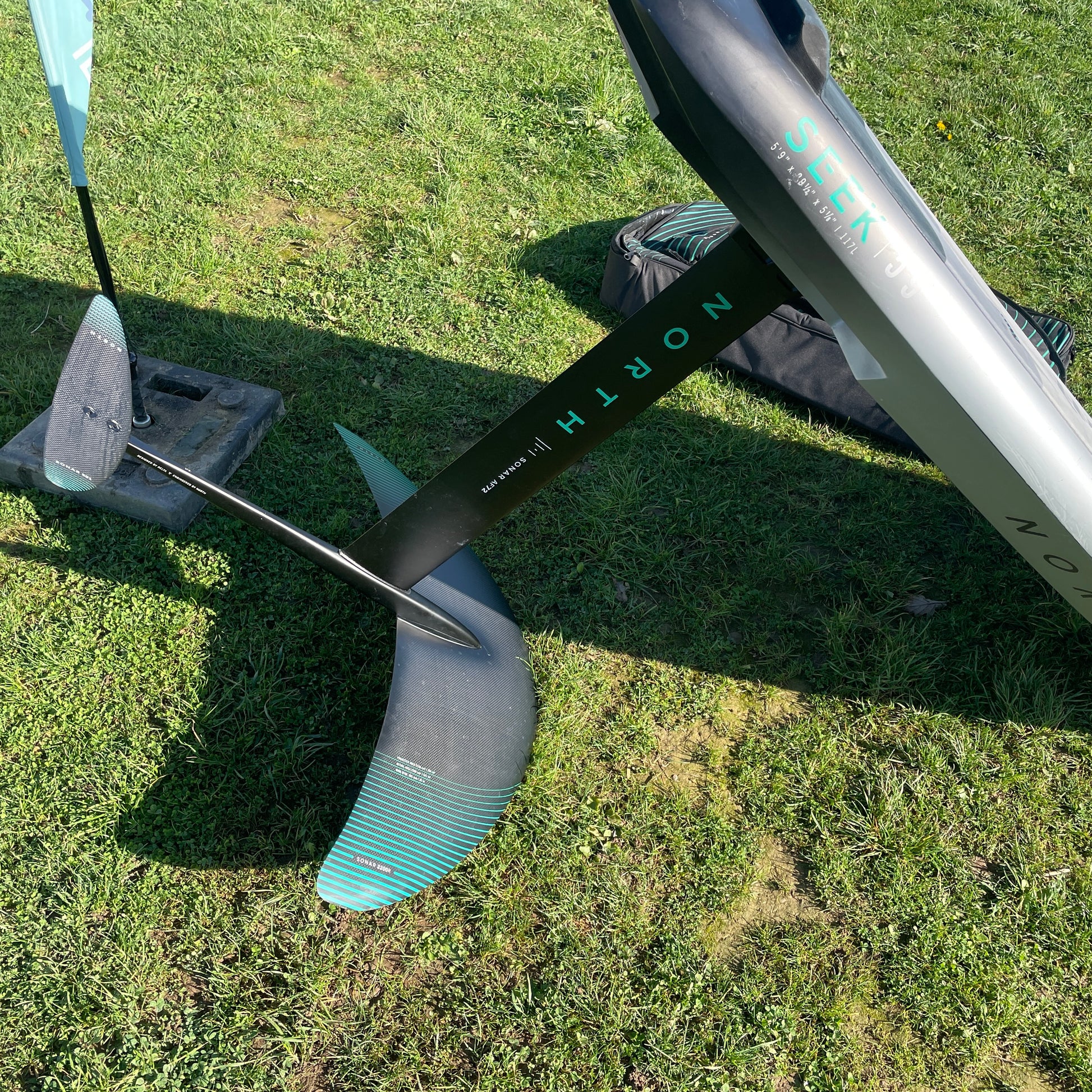 North Pack Seek 5'9 117L + Sonar Alu 72cm + FW2200 + Mast FW board USED - Full Sets (GRADE B)