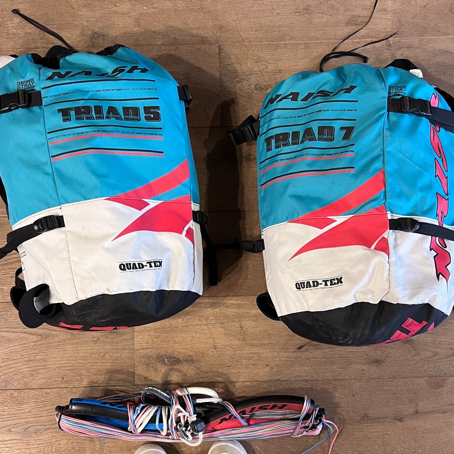 Naish 5m+7m TRIAD Kite Only w/bag w/bar USED | 19 - Kites (GRADE A)