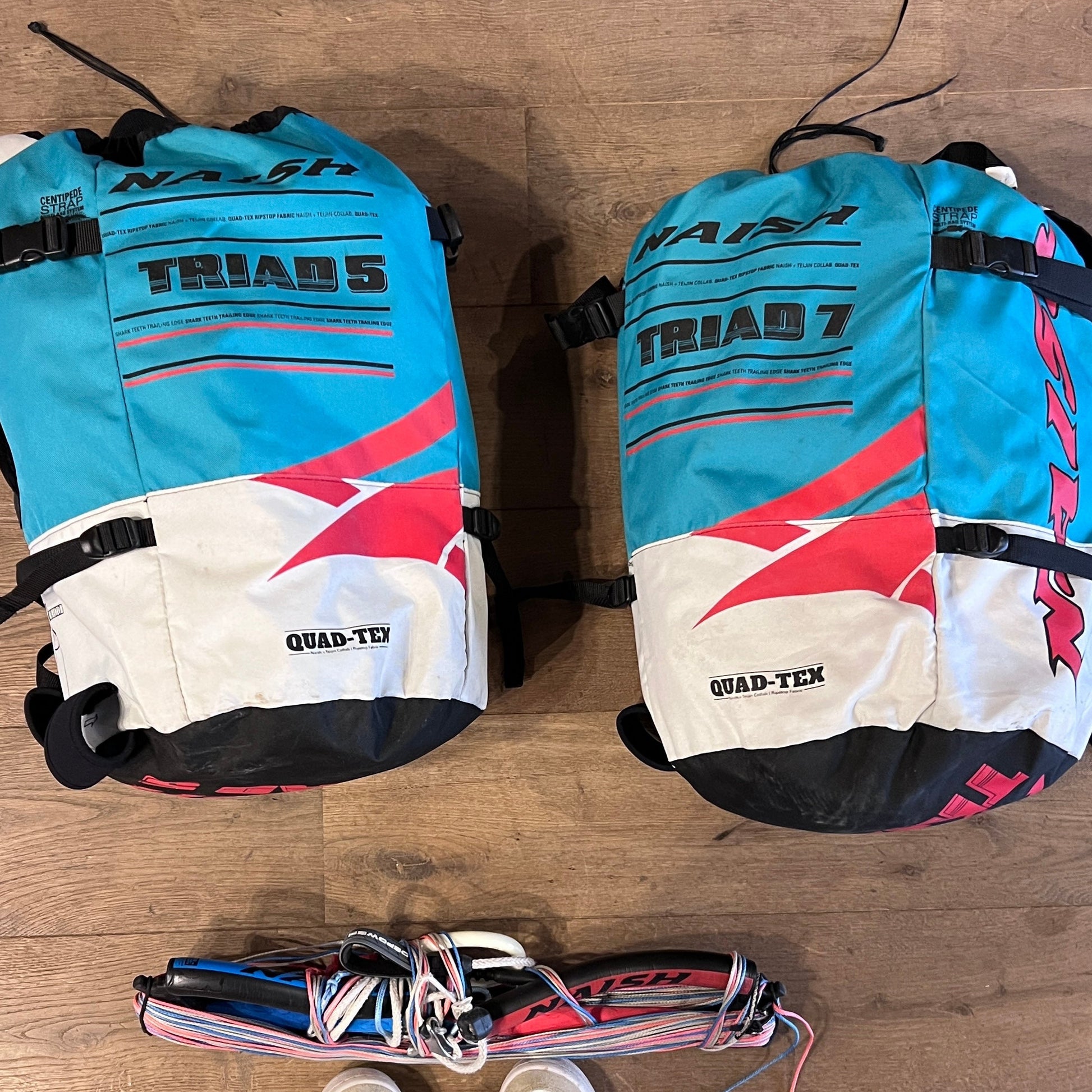 Naish 5m+7m TRIAD Kite Only w/bag w/bar USED | 19 - Kites (GRADE A)