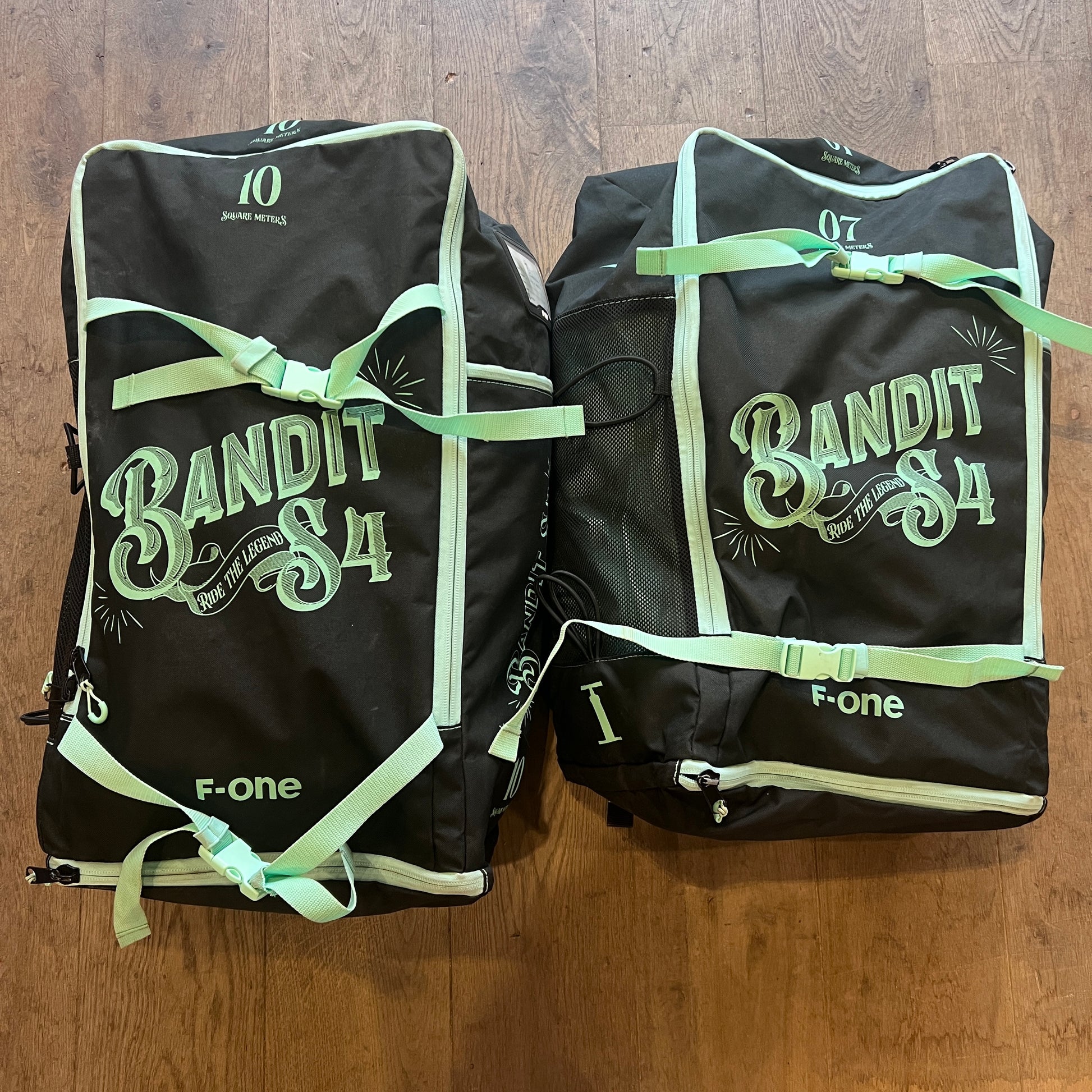 F-One 7m+10m BANDIT S4 Kites w/bar USED - Kites (GRADE B)