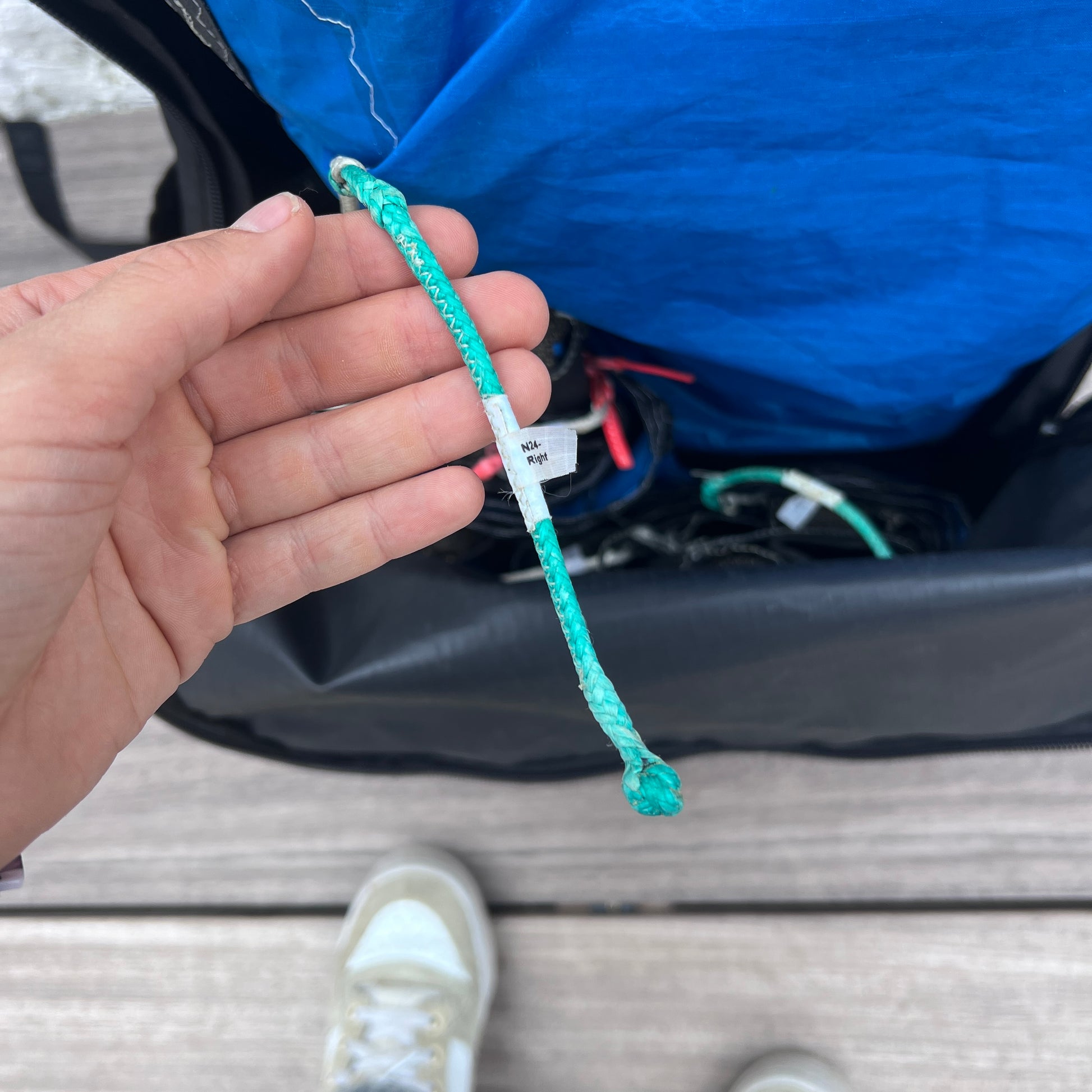 North ORBIT Kite 9m Pacific Blue USED | 24 - Kites (GRADE A)