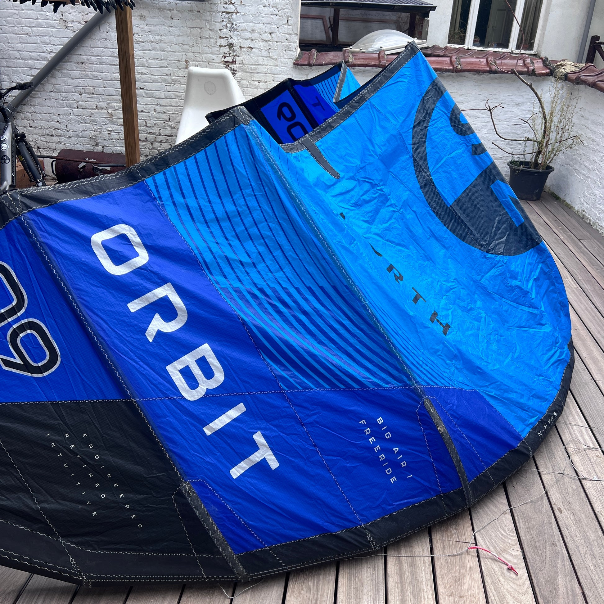 North ORBIT Kite 9m Pacific Blue USED | 24 - Kites (GRADE A)