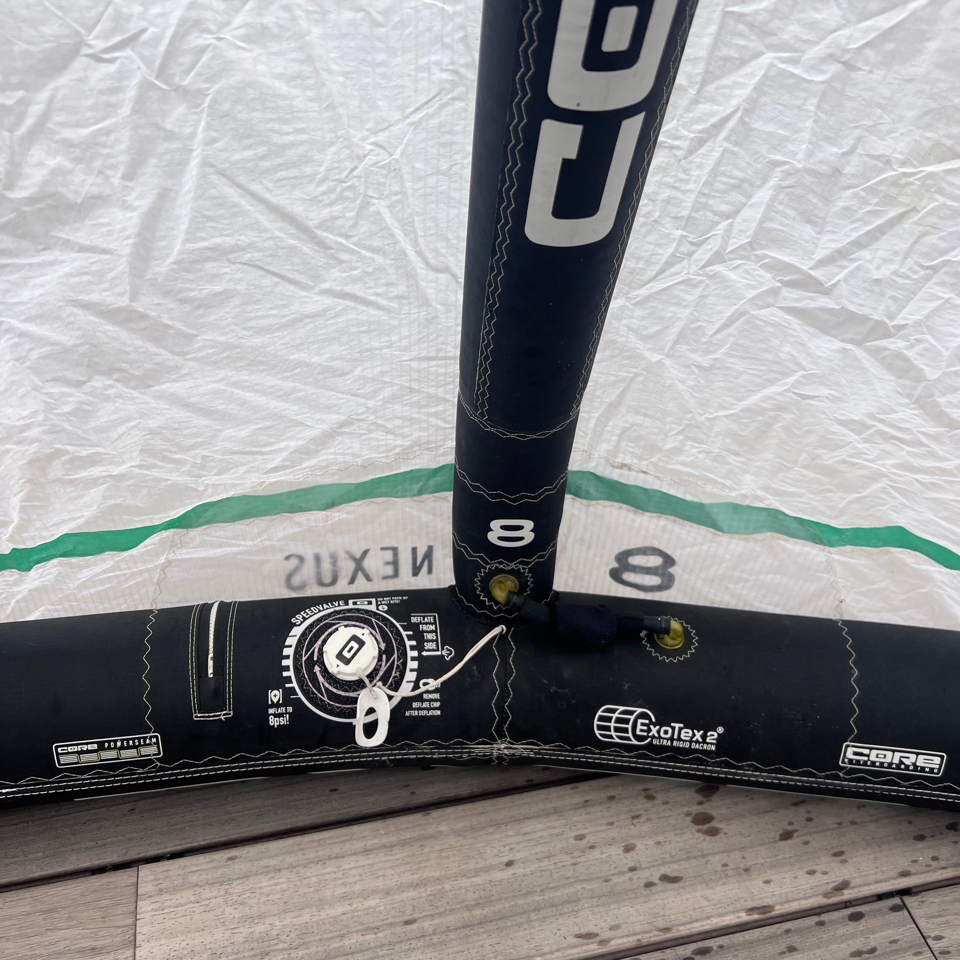 Core NEXUS 8m Kite Only w/Bag USED - Kites (GRADE C)