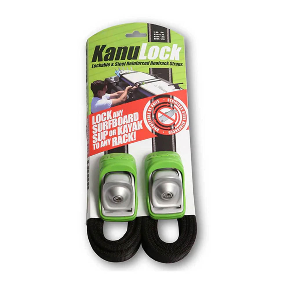 Kanulock Lockable Tiedown Set - Roof Straps