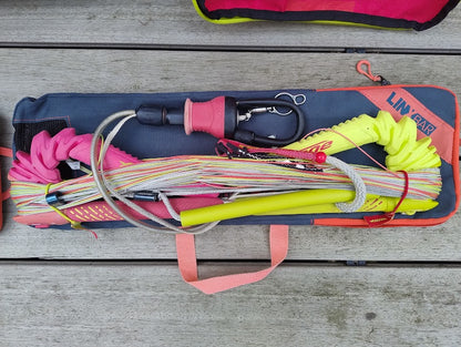 F-One Bandit 7m+9m+12m Kites with 2 bars USED