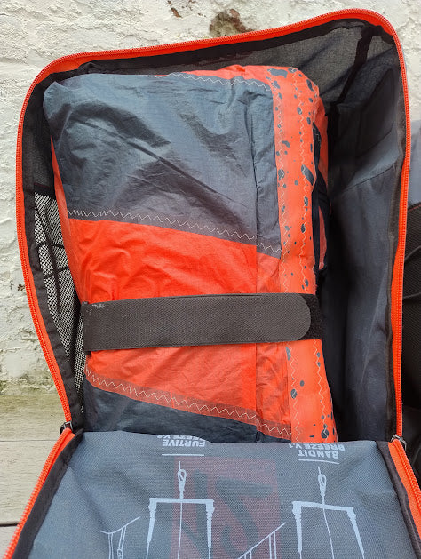 F-One Bandit 7m+9m+12m Kites with 2 bars USED