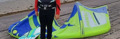 F-One Bandit 7m+9m+12m Kites with 2 bars USED