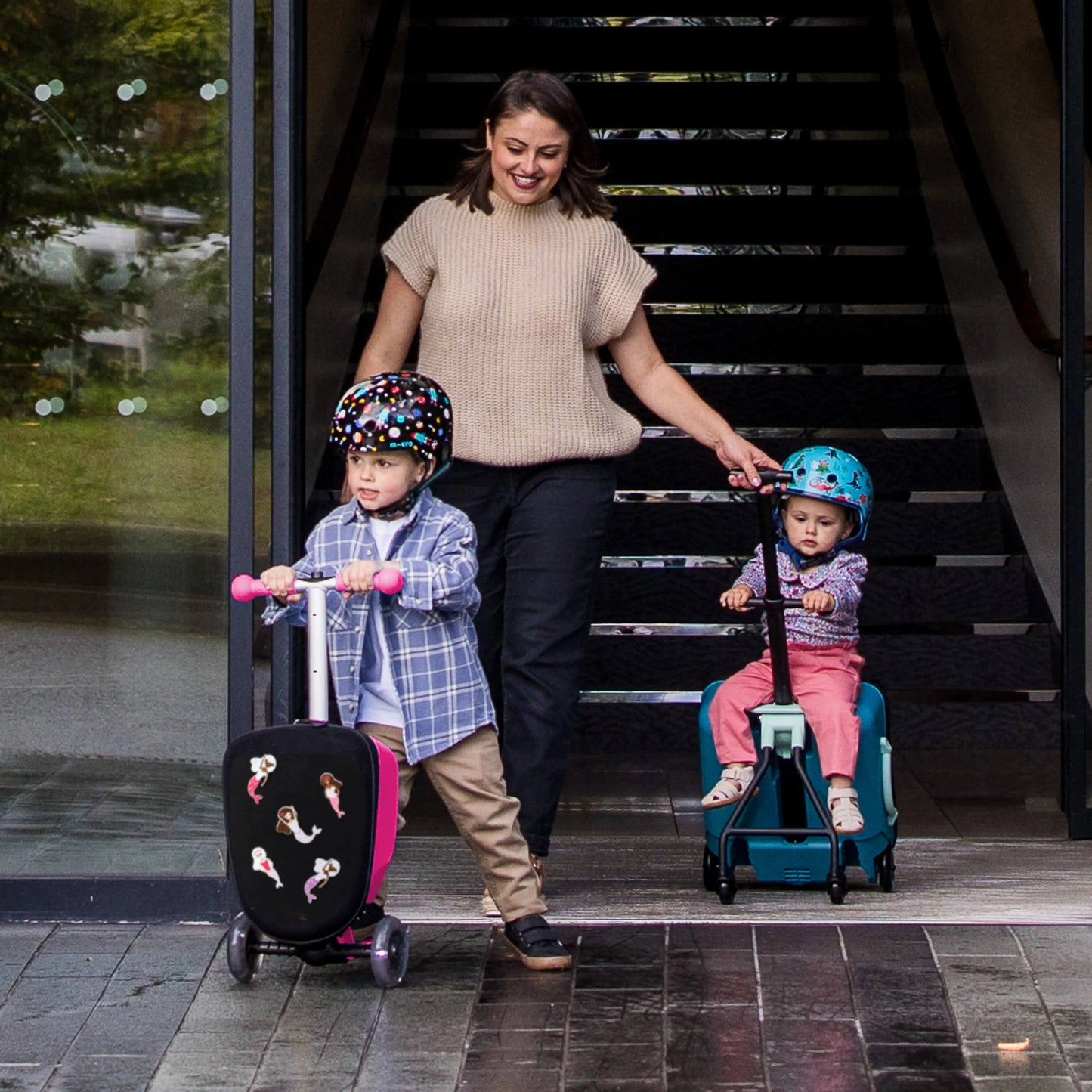 Micro Scooter Luggage Junior LED - Scootcases
