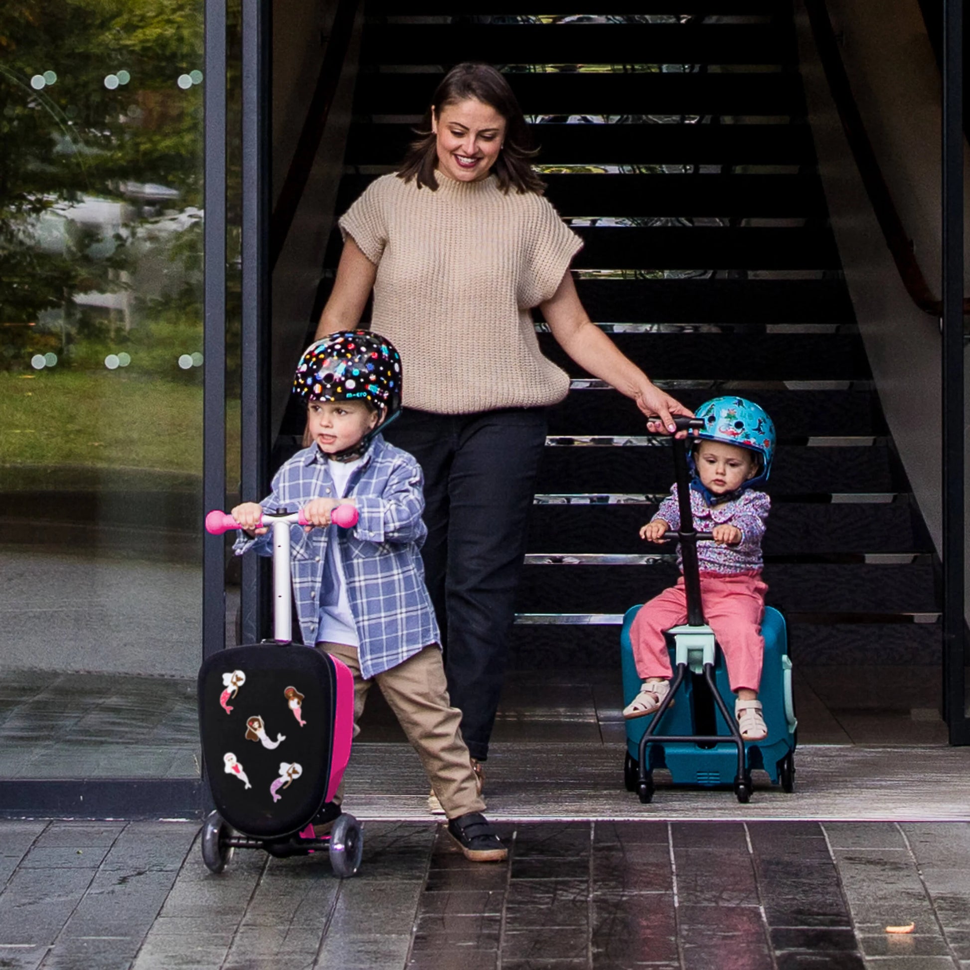 Micro Scooter Luggage Junior LED - Scootcases