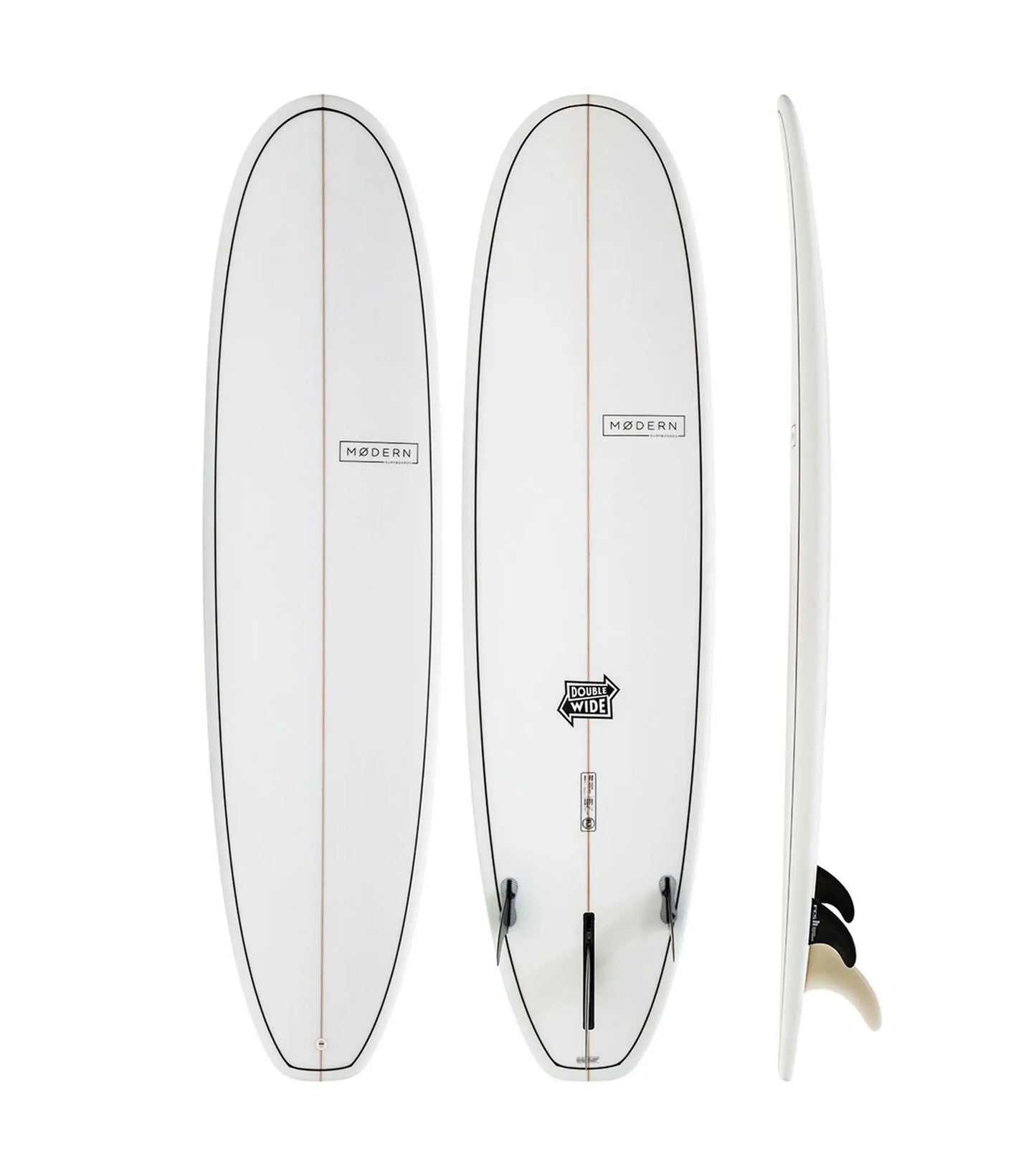 Modern Double Wide SLX - FCS II - 2 + 1 Fin - Fun Boards
