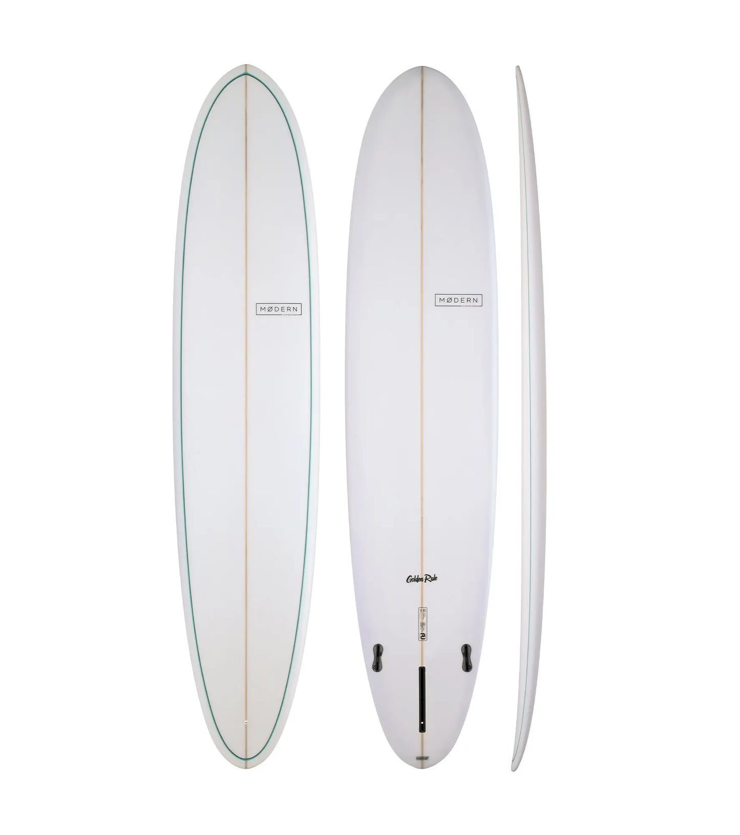 Modern Golden Rule - PU - FCS II - 2 + 1 Fin FACTORY SECOND - Long Boards