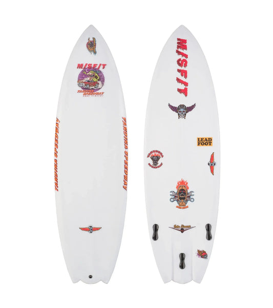 Misfit Yandina Speedway - Primitek - Futures - 3 Fin - Short Boards