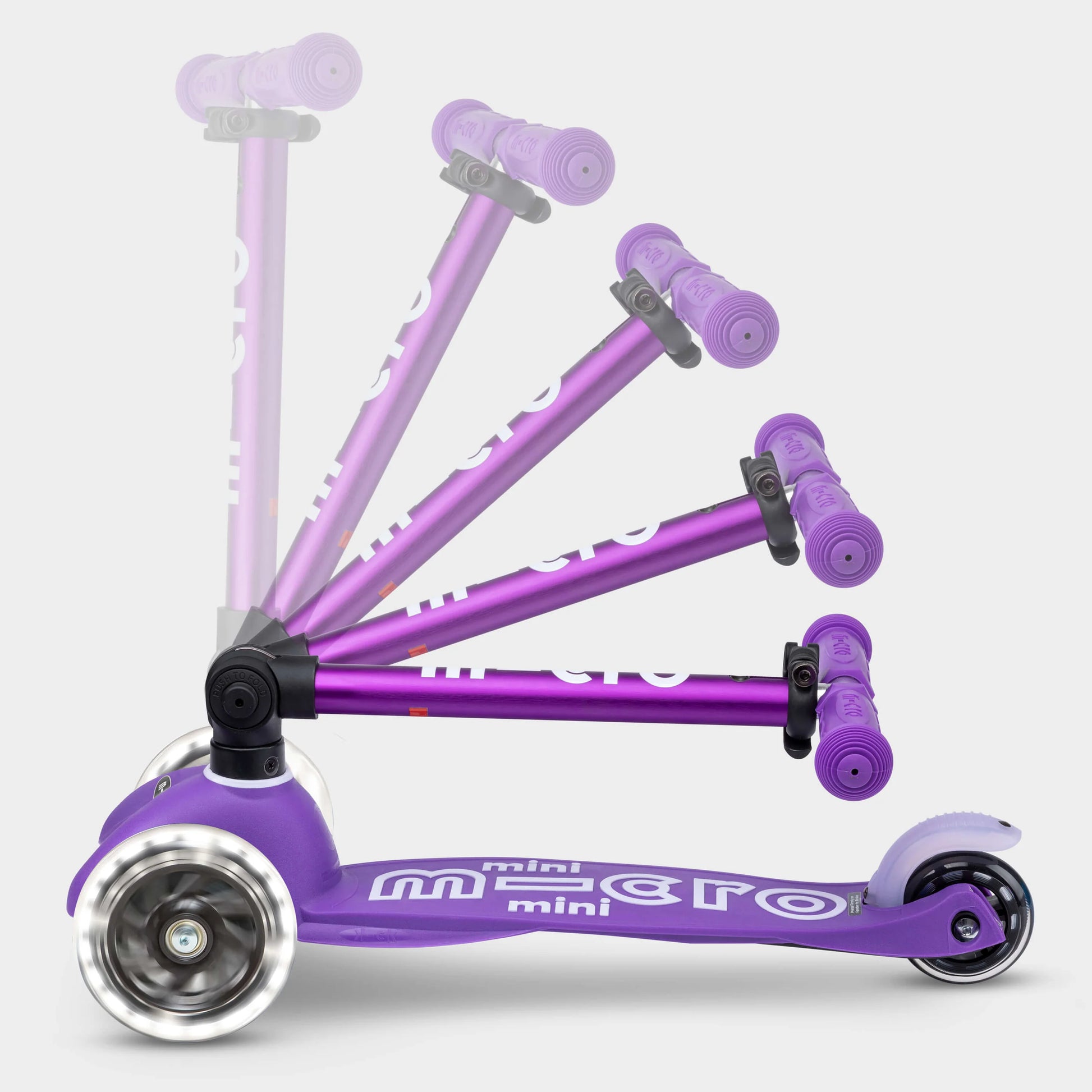 Micro MINI Deluxe FOLDABLE LED - 3 Wheel Steps