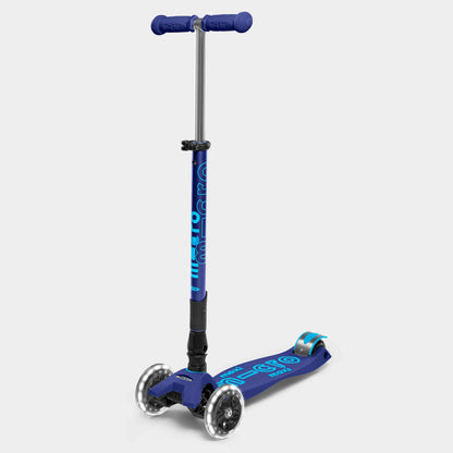 Micro MAXI Deluxe Foldable LED - 3 Wheel Steps