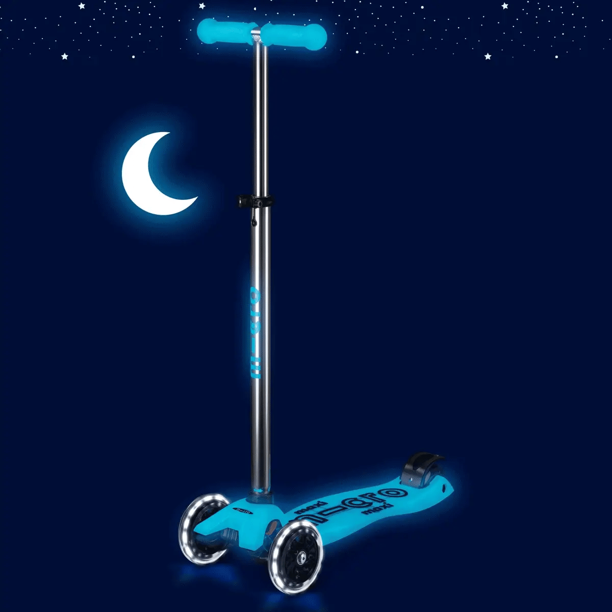 Micro MAXI Deluxe LED Glow - 3 Wheel Steps