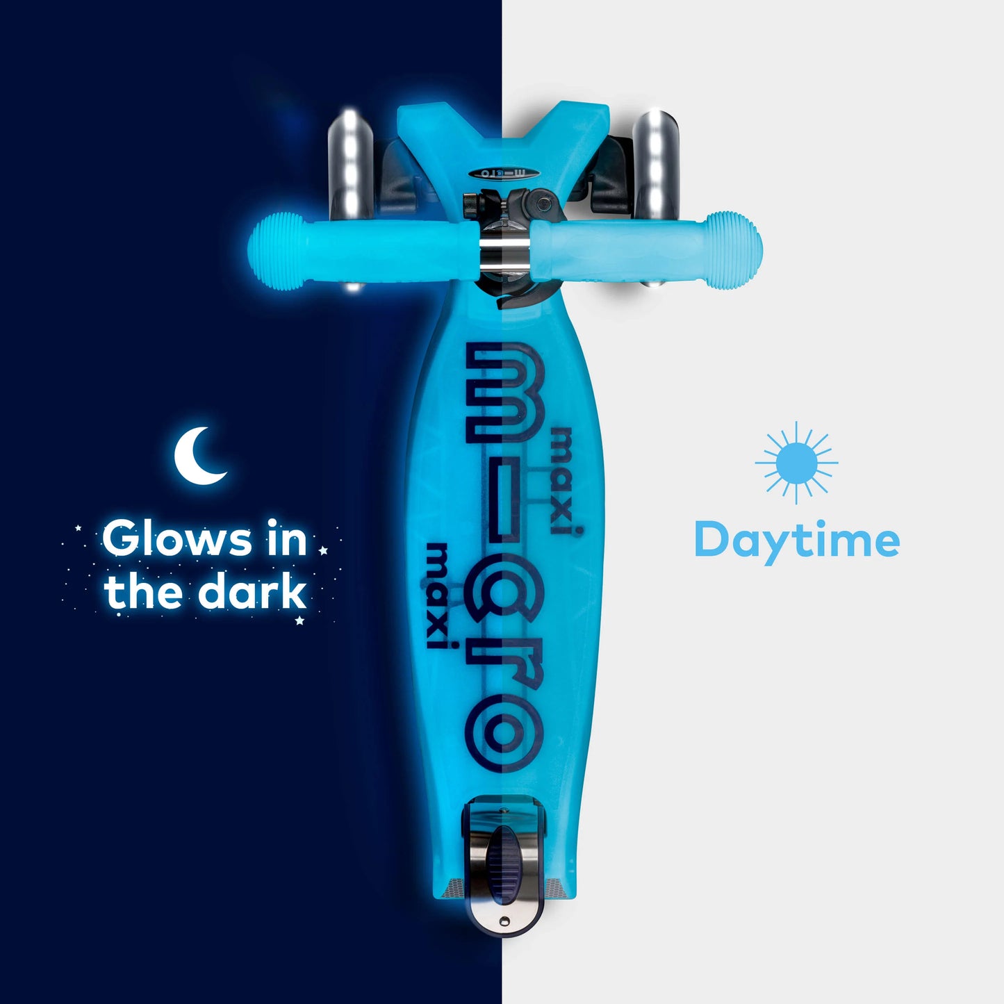 Micro MAXI Deluxe LED Glow - 3 Wheel Steps