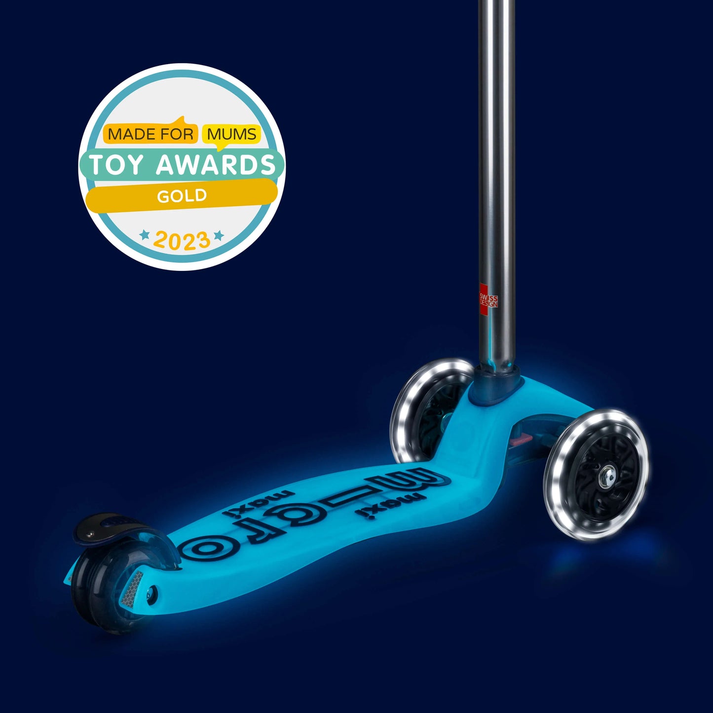 Micro MAXI Deluxe LED Glow - 3 Wheel Steps
