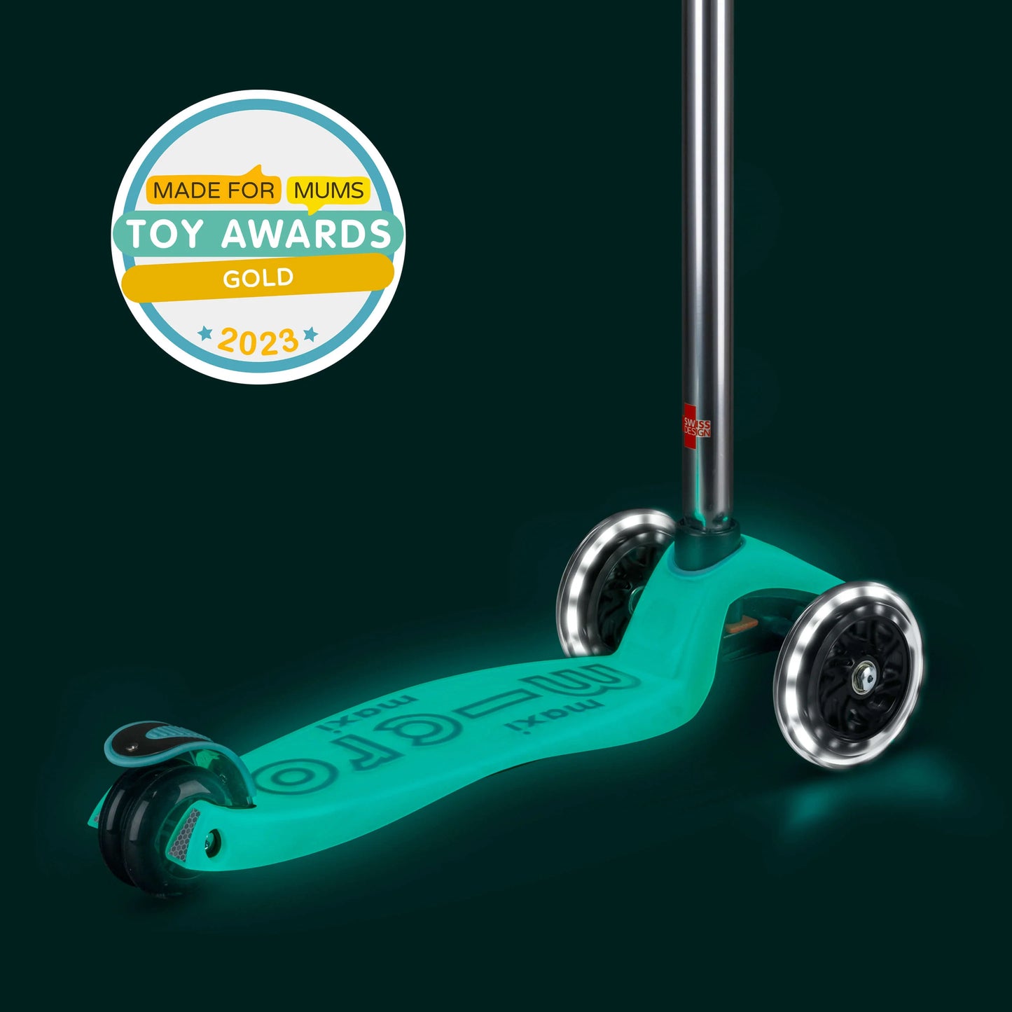 Micro MAXI Deluxe LED Glow - 3 Wheel Steps