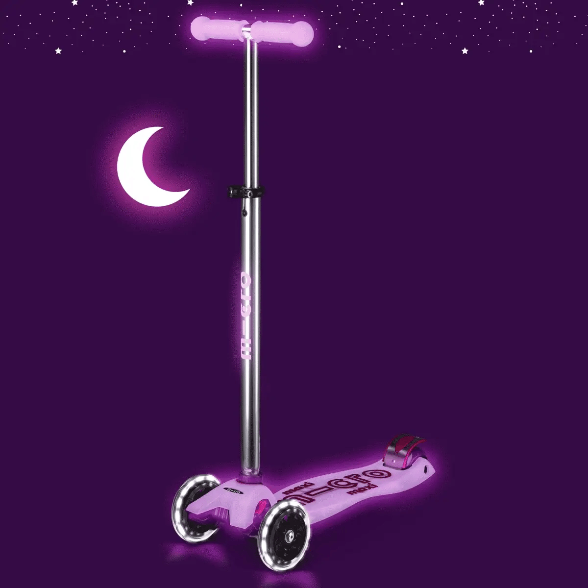 Micro MAXI Deluxe LED Glow - 3 Wheel Steps