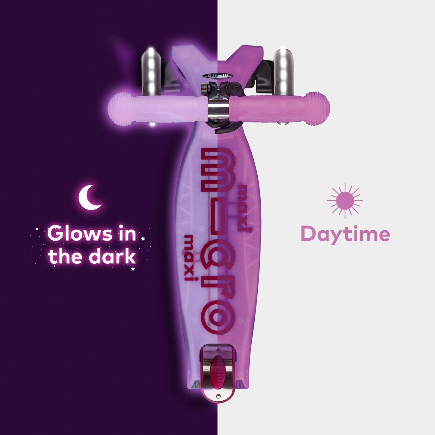 Micro MAXI Deluxe LED Glow - 3 Wheel Steps