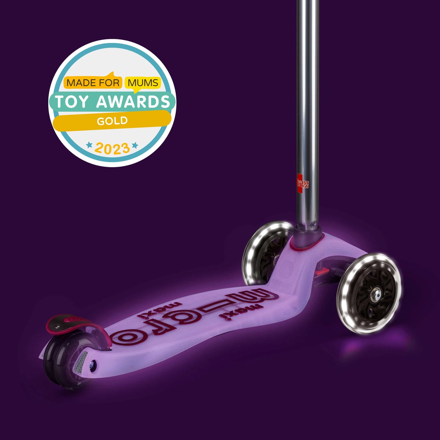 Micro MAXI Deluxe LED Glow - 3 Wheel Steps