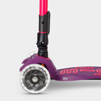 Micro MAXI Deluxe Foldable LED Neon - 3 Wheel Steps