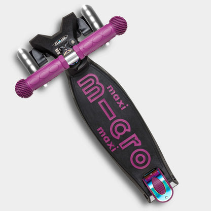 Micro MAXI Deluxe Foldable LED Neochrome - 3 Wheel Steps