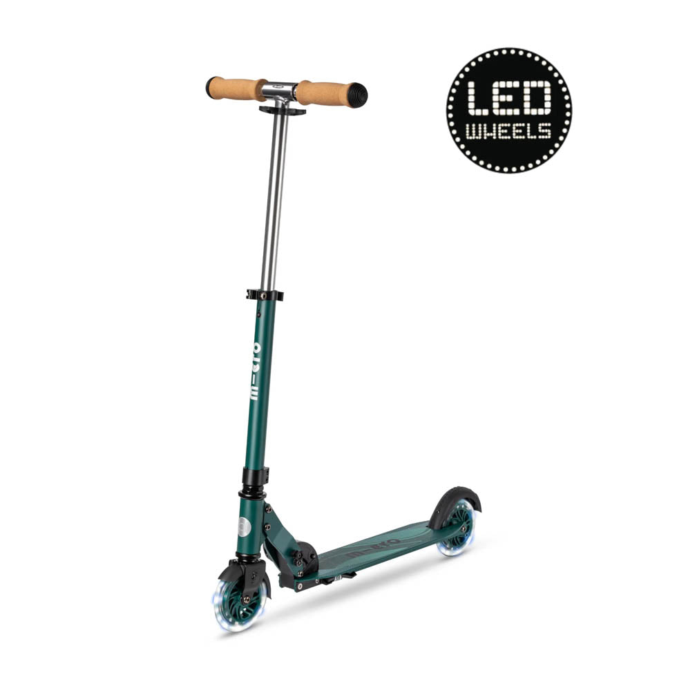 Micro Sprite ECO LED Green - 3 Wheel Steps