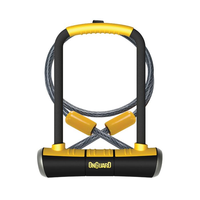 Onguard Pitbull DT U-Lock w/Cable - Key U-Lock w/Cable (DIAMOND)