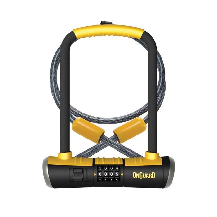 Onguard Bulldog DT Combo U-Lock w/Cable - Combo U-Lock w/Cable